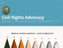 Tablet Screenshot of civilrightsadvocacy.net